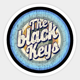 Vintage - the black keys Sticker